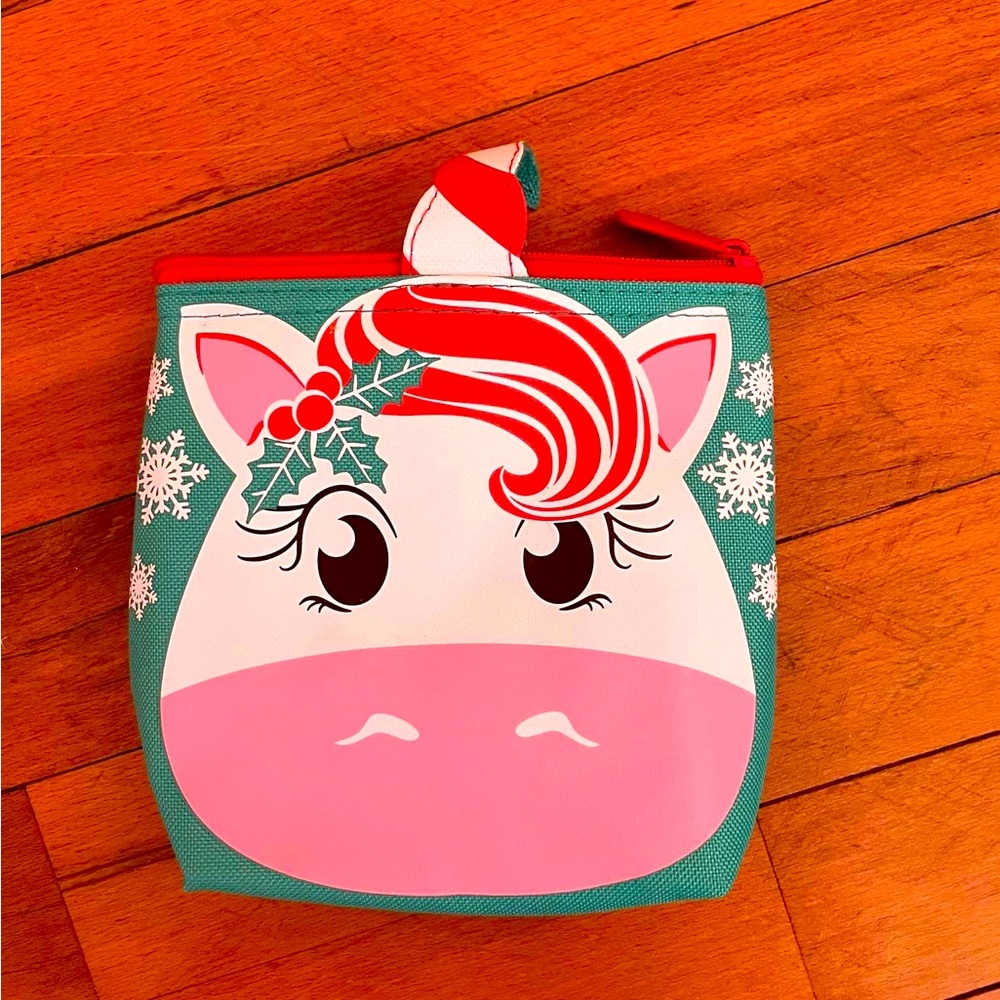 Unicorn holiday pouch